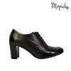 pantofi dama - Pantofi dama din piele naturala cu toc Mopiel - Pantofi dama din piele naturala 24701/Maro/Rona