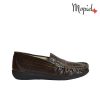 pantofi dama - Mocasini dama din piele naturala Mopiel - Pantofi dama din piele naturala 24706/Gliter &#8211; Argintiu/Corsica