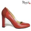 - Pantofi dama din piele naturala 24708 Rosu Corsica 100x100 - Pantofi dama, din piele naturala Adina/Negru/Lorete