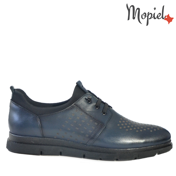 Pantofi barbati, piele 130316/Blue/Marko | Magazin incaltaminte din piele naturala | Mopiel