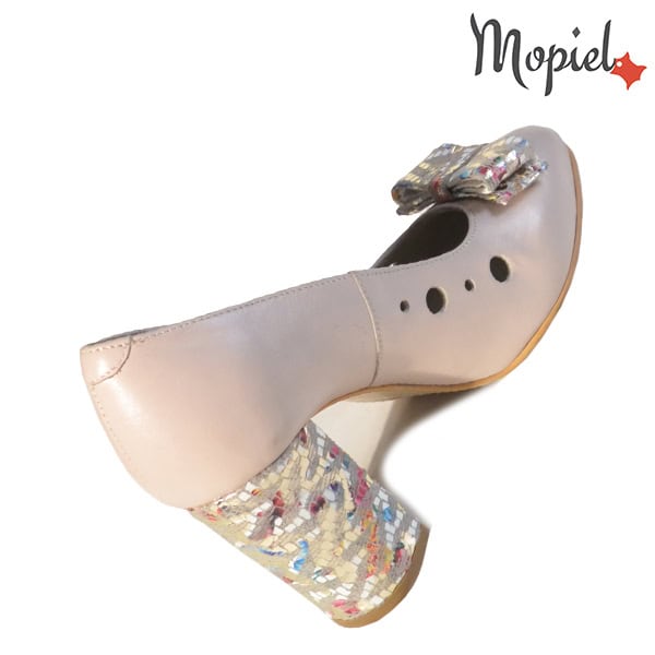 Pantofi dama din piele naturala 20216 R23 Bej Nicola incaltaminte piele