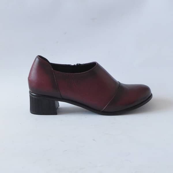 pantofi dama piele captusiti cu piele cu fermoar talpa groasa rosii bordo 230201 simina 2