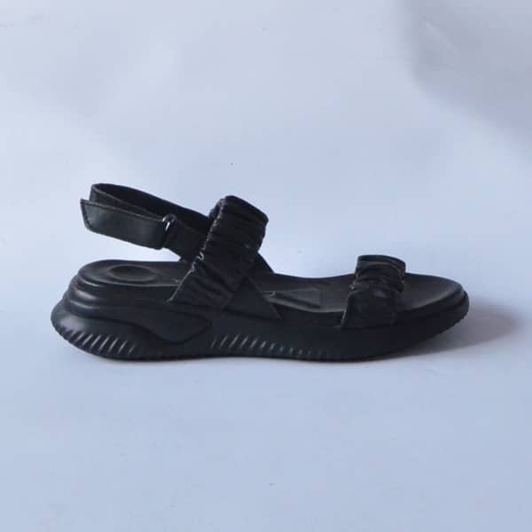 Sandale dama piele sport negre captusite cu piele 252025 Tania (2)