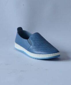 Pantofi dama piele albastri mocasini dama talpa cusuta 230403 rita (1)